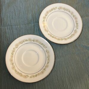 Vintage Noritake Saucer Plates - EUC